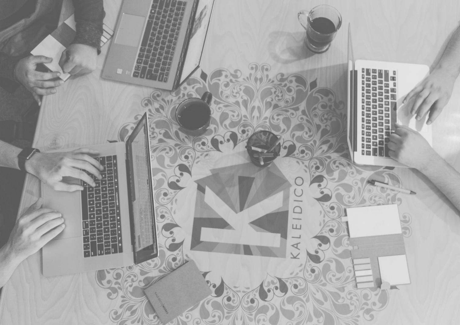 Financial data integration workspace showing multiple systems connected